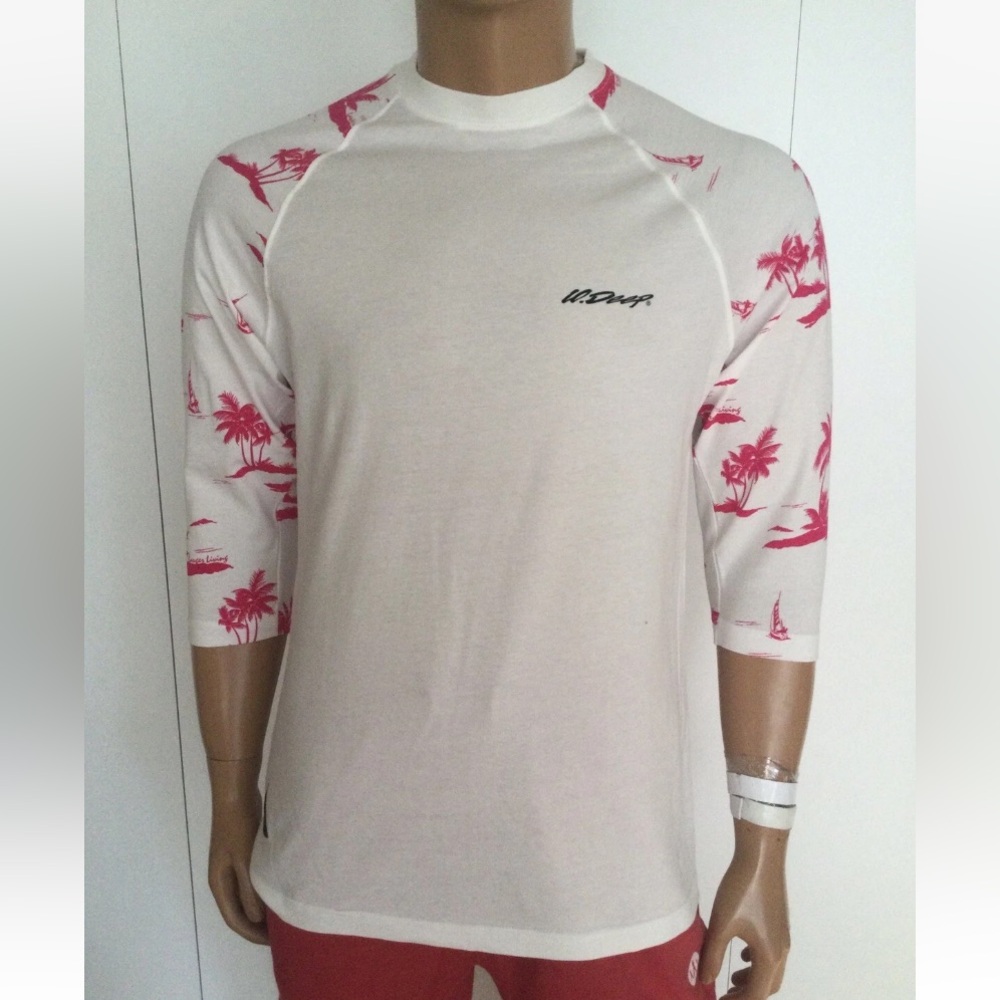 10 Deep Better Since’95 Men’s 3/4 Floral Sleeve T-Shirt Size M